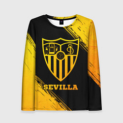 Женский лонгслив Sevilla - gold gradient
