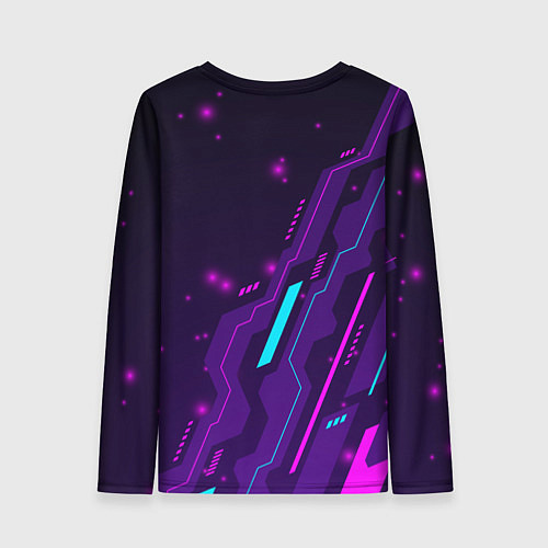 Женский лонгслив Forza Horizon neon gaming / 3D-принт – фото 2