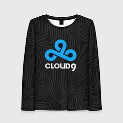 Лонгслив женский Cloud9 hi-tech, цвет: 3D-принт