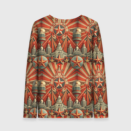 Женский лонгслив День победы за Родину / 3D-принт – фото 2