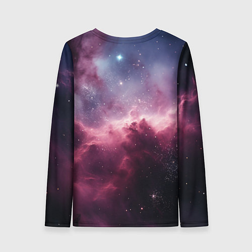 Женский лонгслив Абстрактный космос фантастика / 3D-принт – фото 2