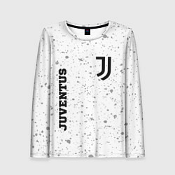 Женский лонгслив Juventus sport на светлом фоне вертикально