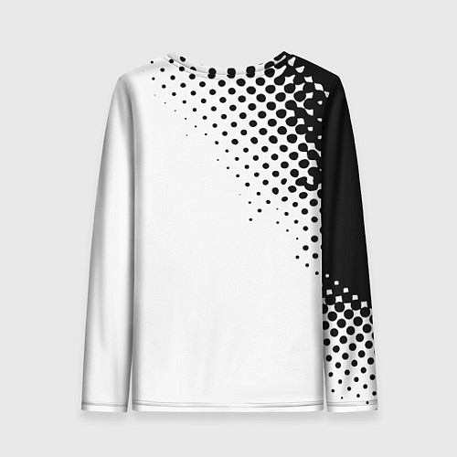 Женский лонгслив Герб РФ спорт абстракция / 3D-принт – фото 2