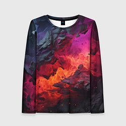 Женский лонгслив Яркий абстрактный путь