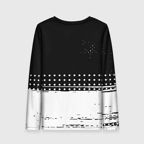 Женский лонгслив Among us геометрия / 3D-принт – фото 2