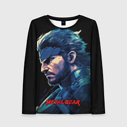 Лонгслив женский Веном Снейк Metal gear game, цвет: 3D-принт