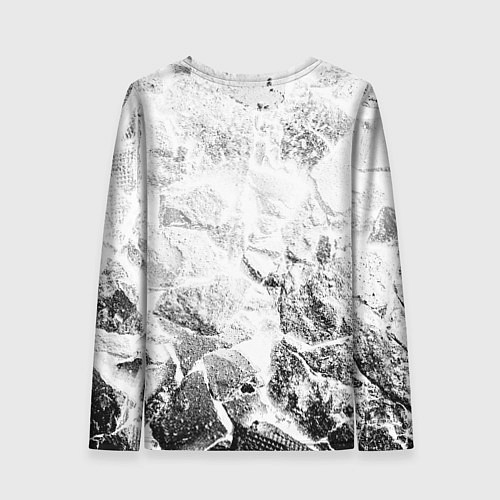 Женский лонгслив Great Wall white graphite / 3D-принт – фото 2