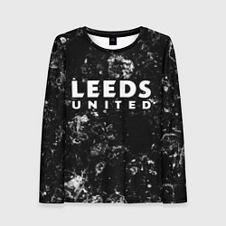 Женский лонгслив Leeds United black ice