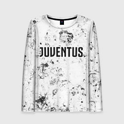 Лонгслив женский Juventus dirty ice, цвет: 3D-принт