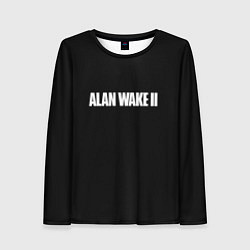 Женский лонгслив Alan Wake 2 logo game