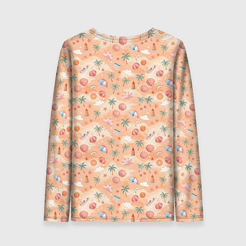 Женский лонгслив Жираф играет на гитаре / 3D-принт – фото 2