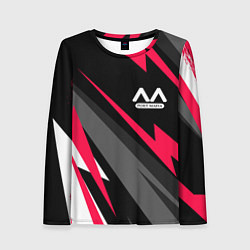 Лонгслив женский Bungo Stray Dogs electro lines, цвет: 3D-принт