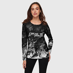 Лонгслив женский Darling in the FranXX black graphite, цвет: 3D-принт — фото 2