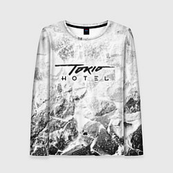 Женский лонгслив Tokio Hotel white graphite