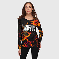 Лонгслив женский Hunter x Hunter red lava, цвет: 3D-принт — фото 2