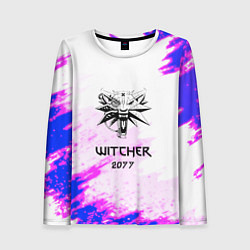 Женский лонгслив The Witcher colors neon