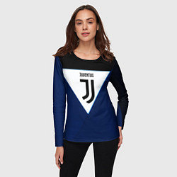Лонгслив женский Juventus sport geometry color, цвет: 3D-принт — фото 2
