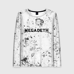 Женский лонгслив Megadeth dirty ice