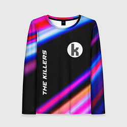 Женский лонгслив The Killers neon rock lights
