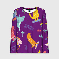 Женский лонгслив No rules