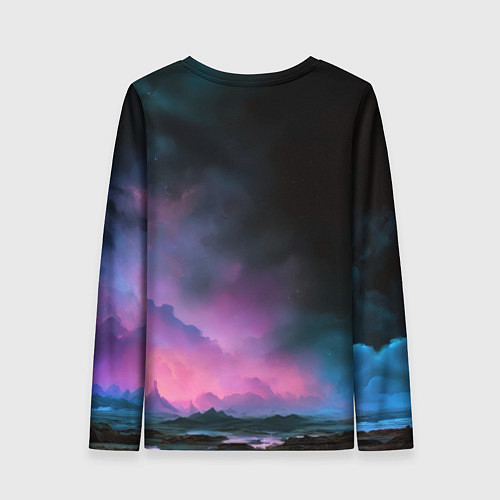 Женский лонгслив Инопланетные монстры / 3D-принт – фото 2