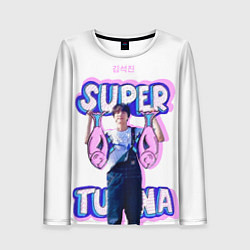 Лонгслив женский BTS Super Tuna, цвет: 3D-принт
