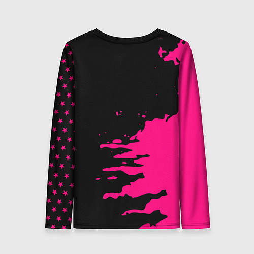 Женский лонгслив Бавария Мюнхен краски / 3D-принт – фото 2