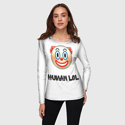 Лонгслив женский Human Fall Clown, цвет: 3D-принт — фото 2