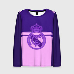 Лонгслив женский Real Madred geometry sport, цвет: 3D-принт