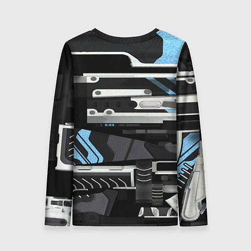Женский лонгслив CS GO vulkan steel / 3D-принт – фото 2