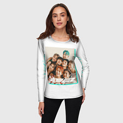 Лонгслив женский Ateez участники, цвет: 3D-принт — фото 2