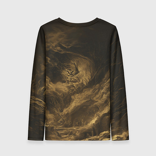 Женский лонгслив Иллюстрация босса подземелья / 3D-принт – фото 2