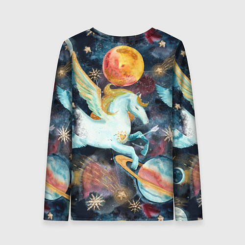 Женский лонгслив Созвездие пегас / 3D-принт – фото 2