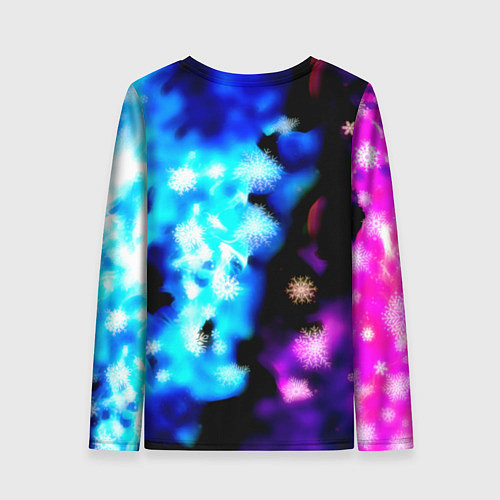 Женский лонгслив Gta flame winter / 3D-принт – фото 2