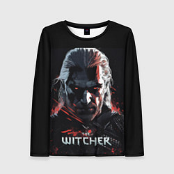 Лонгслив женский The Witcher dark style, цвет: 3D-принт