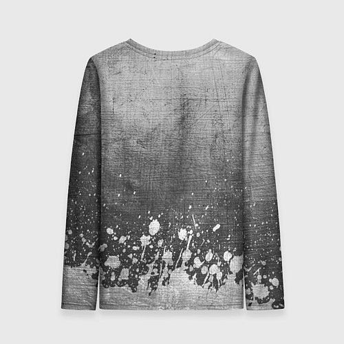 Женский лонгслив Inter - grey gradient посередине / 3D-принт – фото 2