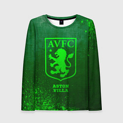 Женский лонгслив Aston Villa - green gradient