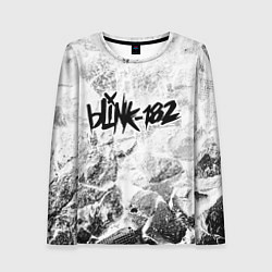 Женский лонгслив Blink 182 white graphite