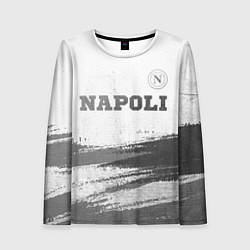 Женский лонгслив Napoli - white gradient посередине