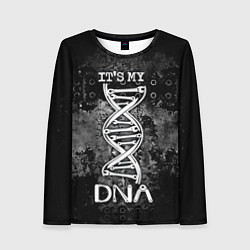 Женский лонгслив Its my DNA