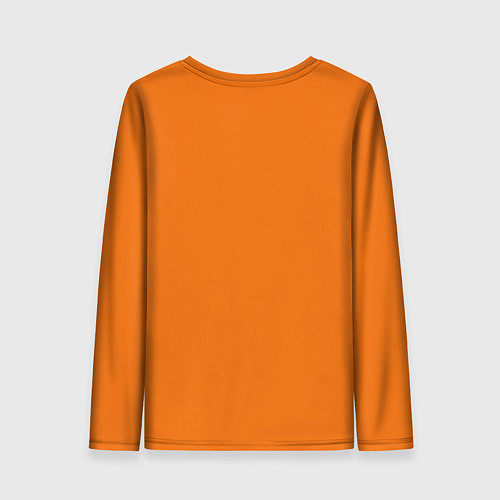 Женский лонгслив Весёлая тыква верх / 3D-принт – фото 2