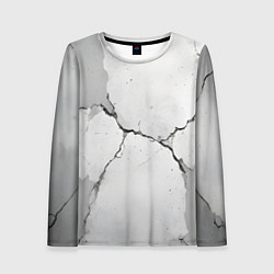 Женский лонгслив Растрескавшийся бетон