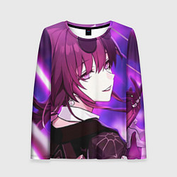 Лонгслив женский Honkai Star Rail Kafka violet light, цвет: 3D-принт
