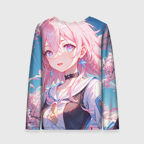 Женский лонгслив Honkai Star Rail March 7th beauty / 3D-принт – фото 2