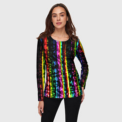 Лонгслив женский Marshmello градиент, цвет: 3D-принт — фото 2