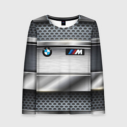 Женский лонгслив BMW metal texture