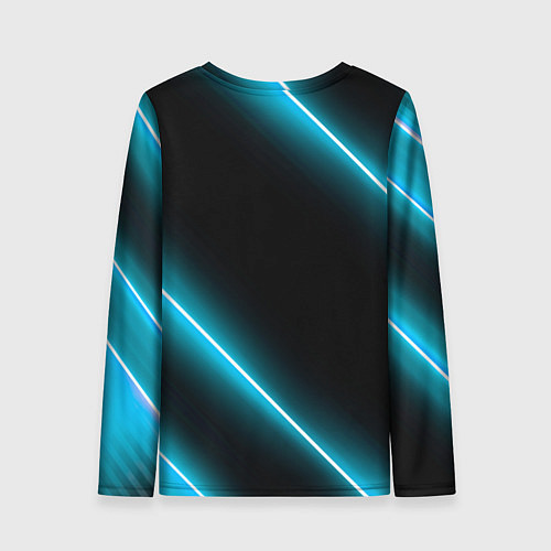 Женский лонгслив Stumble Guys неоновые лампы / 3D-принт – фото 2