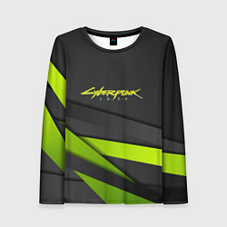 Женский лонгслив Cyberpunk 2077 stripes line