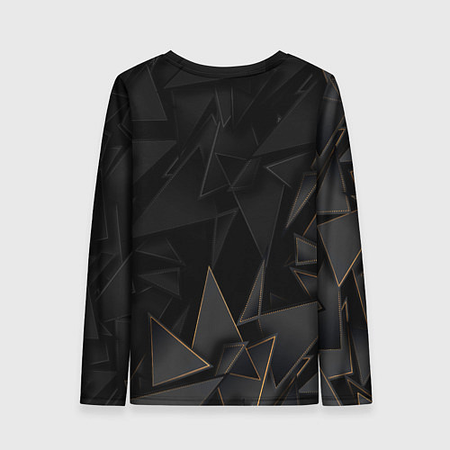 Женский лонгслив Demon Slayer golden poly / 3D-принт – фото 2