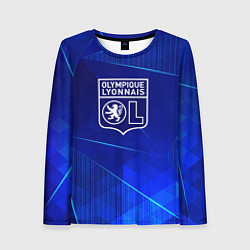 Женский лонгслив Lyon blue poly